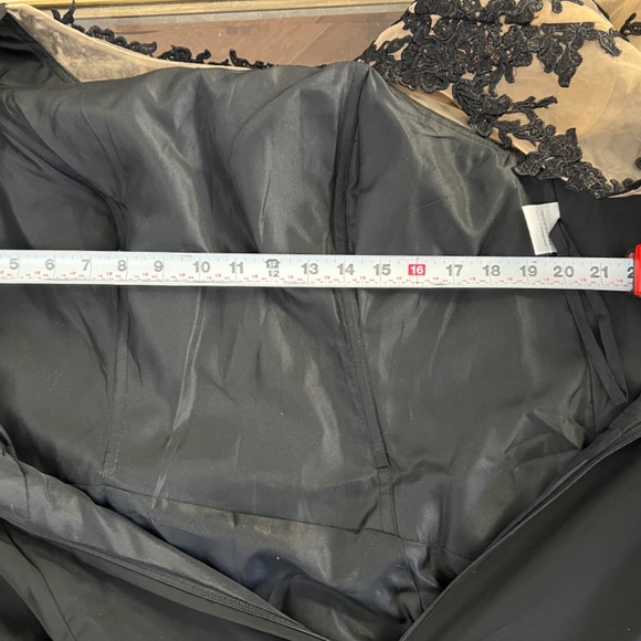 Womens Elegant Evening Gown Lace Floral Embroidered Bodycon Maxi Dress 3/4Sleeve - Picture 5 of 10